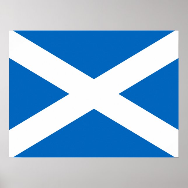Póster Bandera de Escocia (Frente)