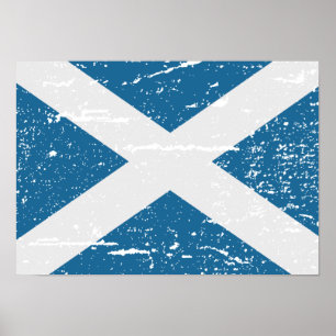 PÓSTER BANDERA DE ESCOCIA