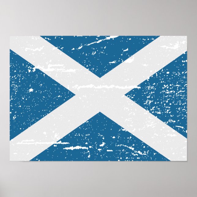 PÓSTER BANDERA DE ESCOCIA (Frente)