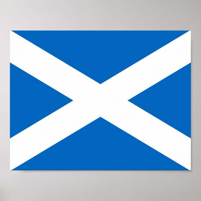 Póster Bandera de Escocia Poster (Frente)