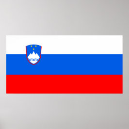 Póster Bandera de Eslovenia