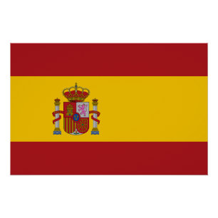 Póster Bandera de España