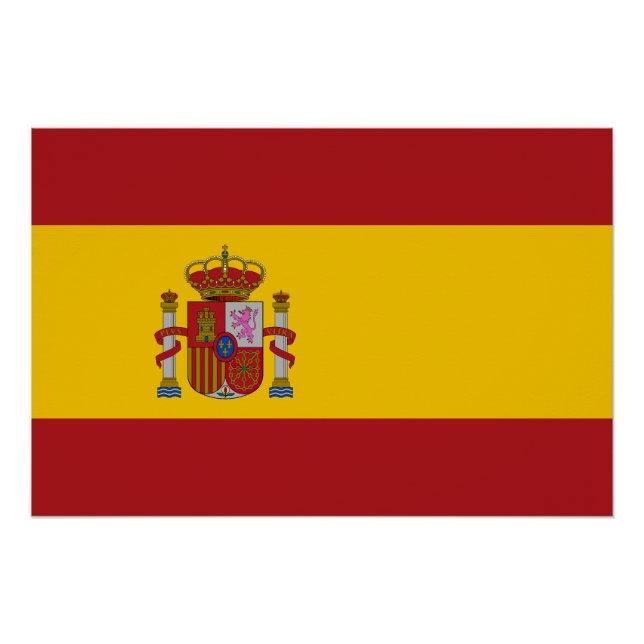 Póster Bandera de España (Anverso)