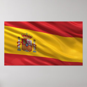 Póster Bandera de España