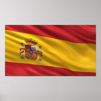 Póster Bandera de España
