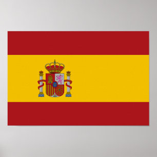 Póster Bandera de España