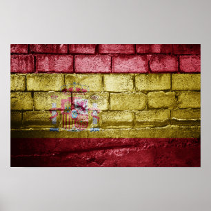 Póster Bandera de España