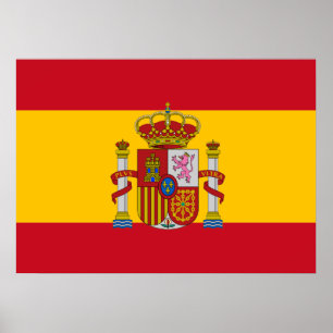 Póster Bandera de España