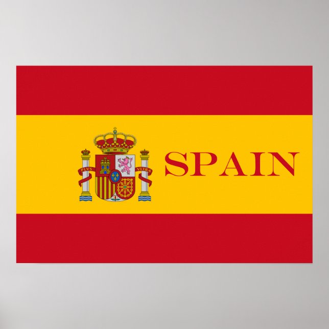 Póster Bandera de España - Bandera de España (Frente)