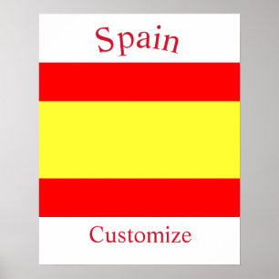 Póster Bandera de España Thunder_Cove
