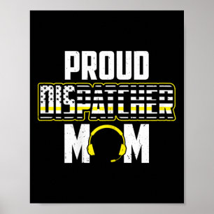 Póster Bandera De Estados Unidos 911 Dispatcher Mom 4 De