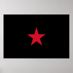 Póster Bandera de Ezln, Colombia
