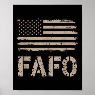 Póster Bandera de Fafo