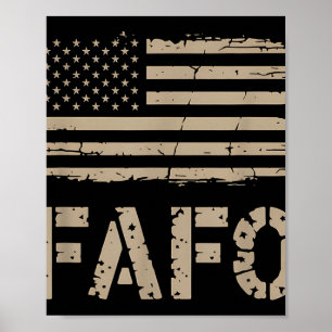 Póster Bandera de Fafo