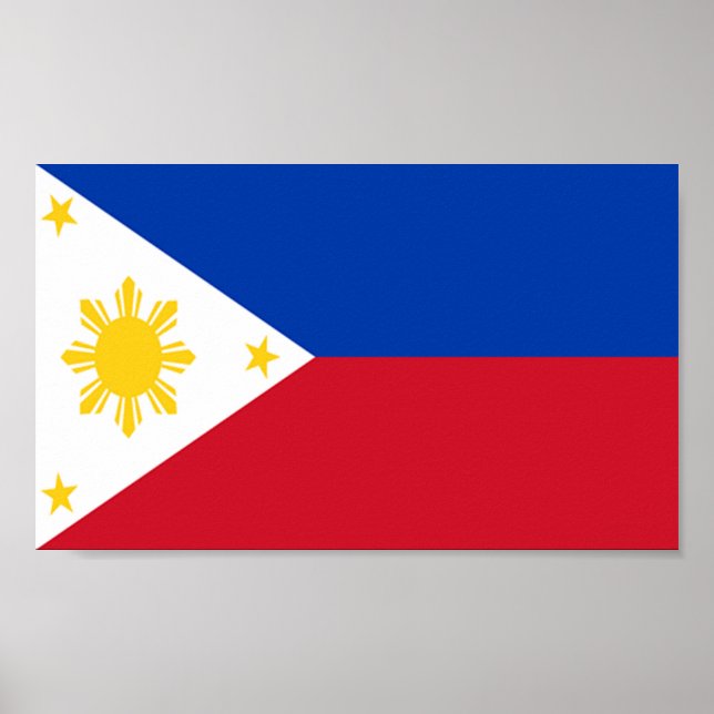 Póster Bandera de Filipinas (Frente)