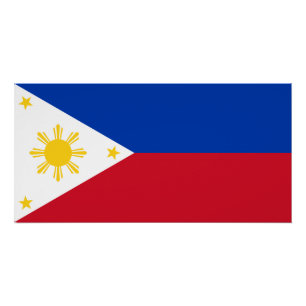 Póster Bandera de Filipinas