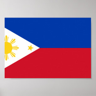 Póster Bandera de Filipinas