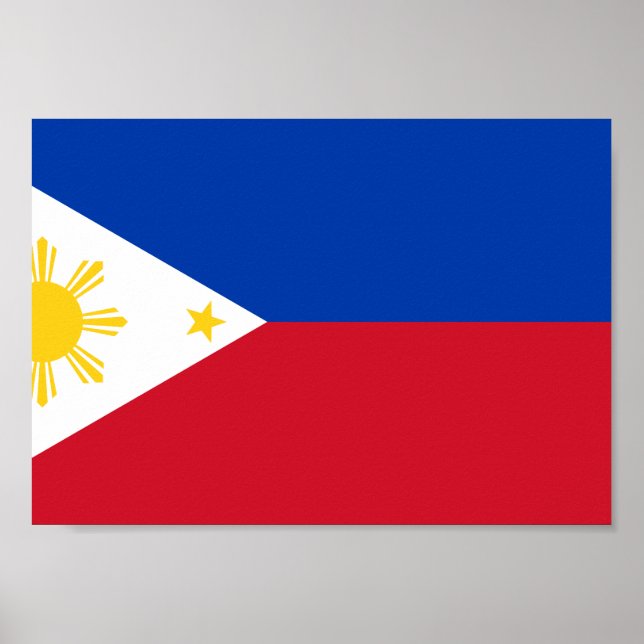 Póster Bandera de Filipinas (Frente)