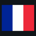 Póster Bandera de Francia<br><div class="desc">Bandera de Francia</div>