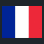 Póster Bandera de Francia<br><div class="desc">Bandera de Francia</div>