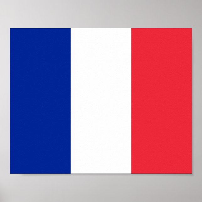 Póster Bandera de Francia (Frente)