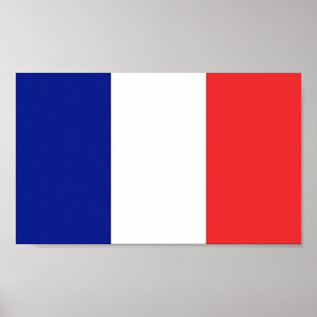 Póster Bandera de Francia (Frente)
