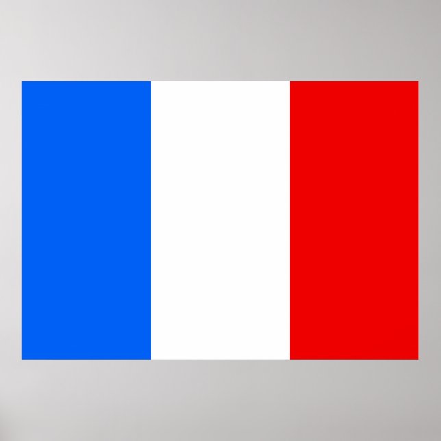 Póster Bandera de Francia (Frente)