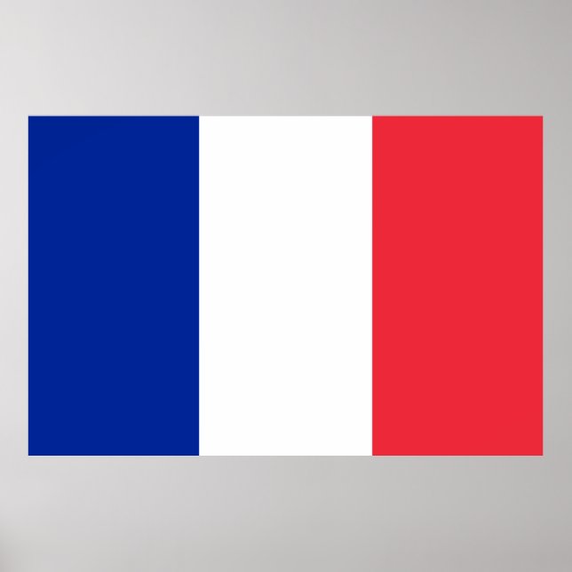 Póster Bandera de Francia (Frente)