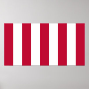 Póster Bandera de franja vertical de los hijos de la libe