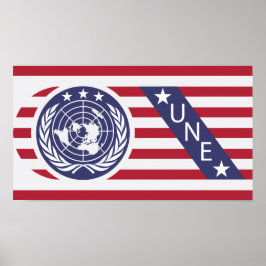 Póster Bandera de Galaxy U.N.E