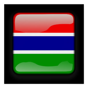 Póster Bandera de Gambia