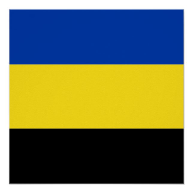 Póster Bandera de Gelderland (Anverso)
