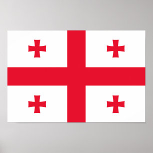 Póster Bandera de Georgia