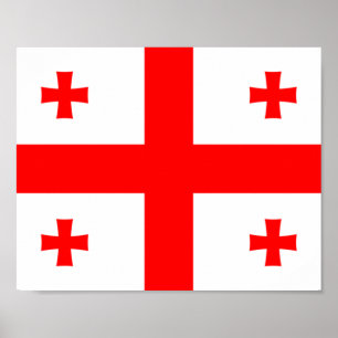 Póster Bandera de Georgia