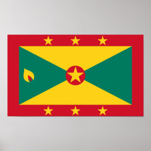 Póster Bandera de Granada