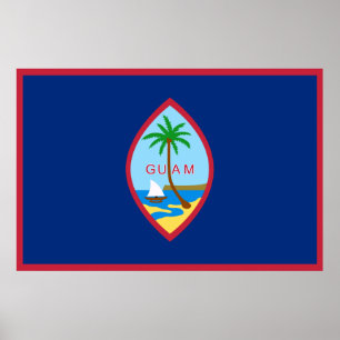 Póster Bandera de Guam