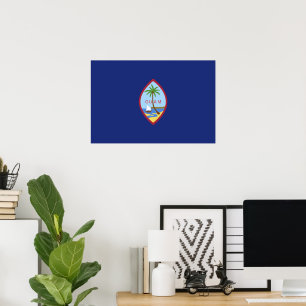 Póster Bandera de Guam