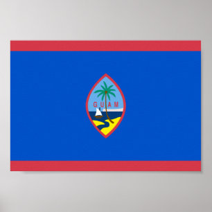 Póster Bandera de Guam