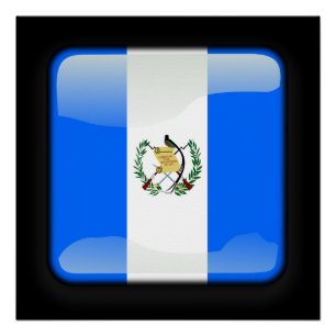 Póster Bandera de Guatemala