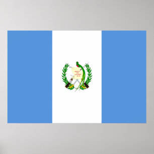 Póster Bandera de Guatemala, Granada