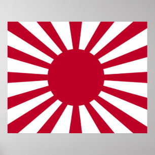 Póster Bandera de Guerra Imperial de Japón