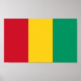Póster Bandera de Guinea