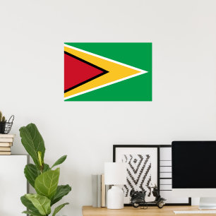 Póster Bandera de Guyana
