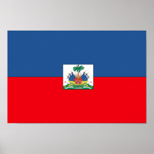 Póster Bandera de Haití