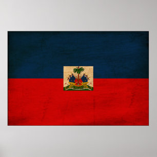 Póster Bandera de Haití