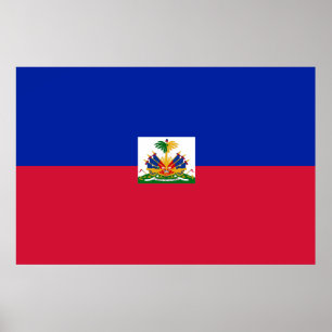 Póster Bandera de Haití