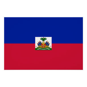 Póster Bandera de Haití