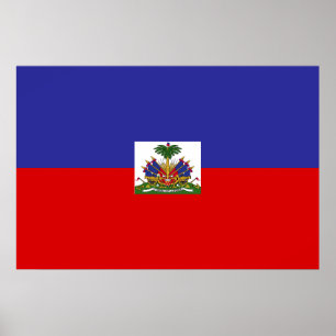 Póster Bandera de Haití