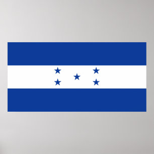 Póster Bandera de Honduras