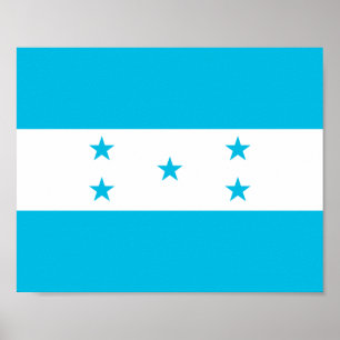 Póster Bandera de Honduras